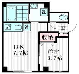 ラ・ルーナ南麻布の物件間取画像